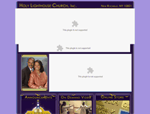 Tablet Screenshot of holylighthouse.com